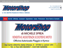 Tablet Screenshot of motorshopverona.com